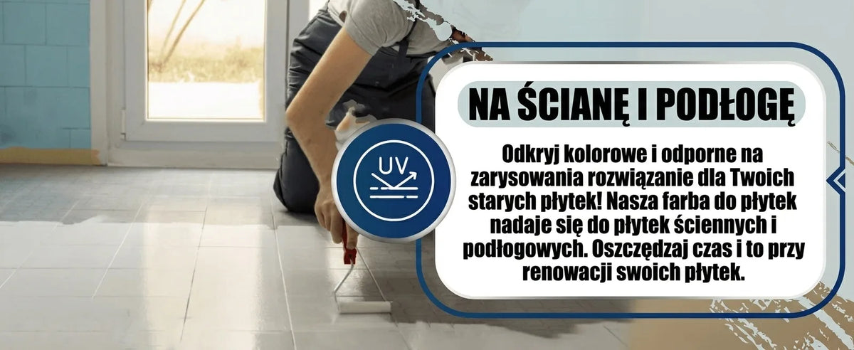 Niemiecki lakier do płytek ściennych i podłogowych. Odporny na zarysowania i UV. Odkryj kolorową renowację.