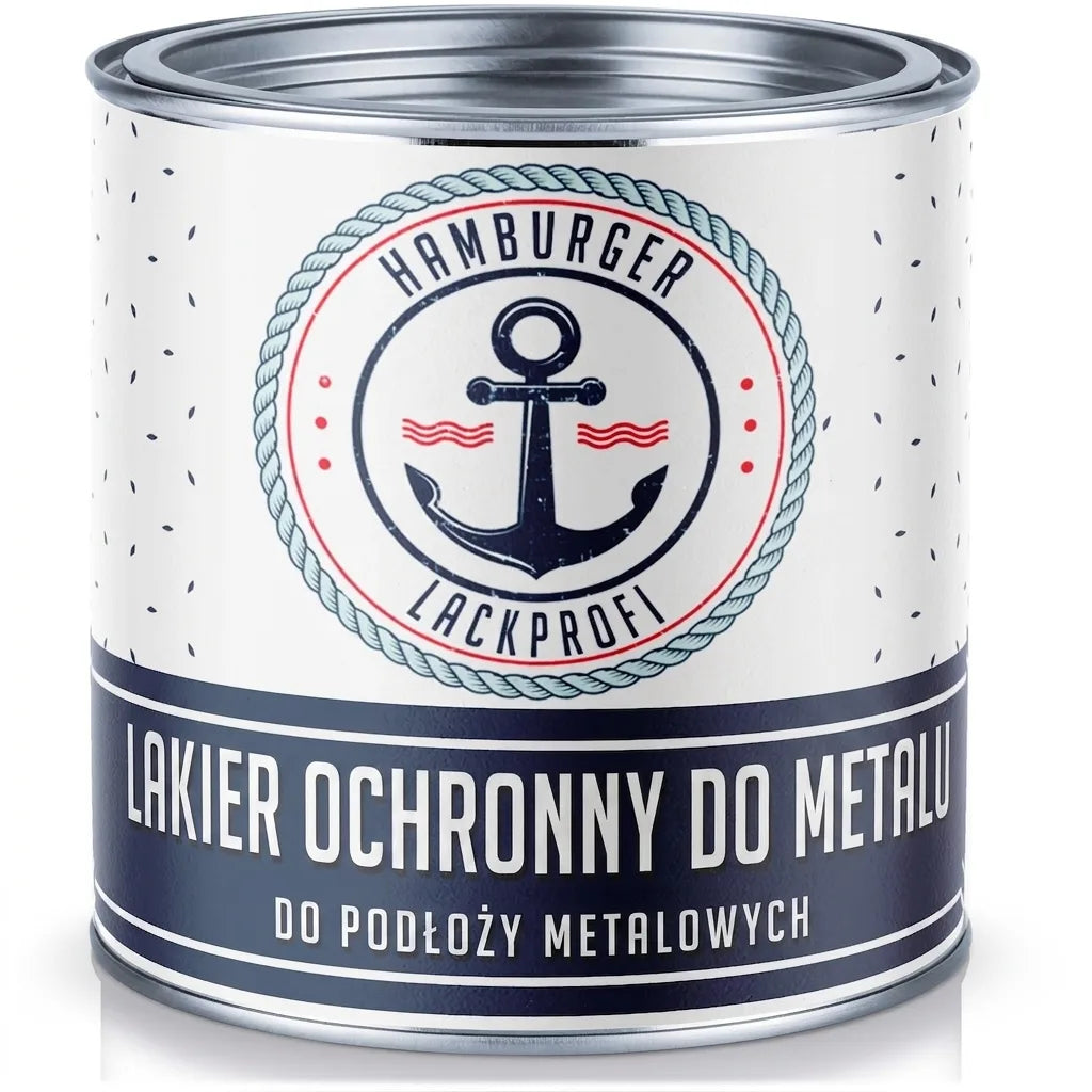 Lakier ochronny do metalu zestaw bez zmartwień (X500) z akcesoriami XXL - Hamburger Lack-Profi