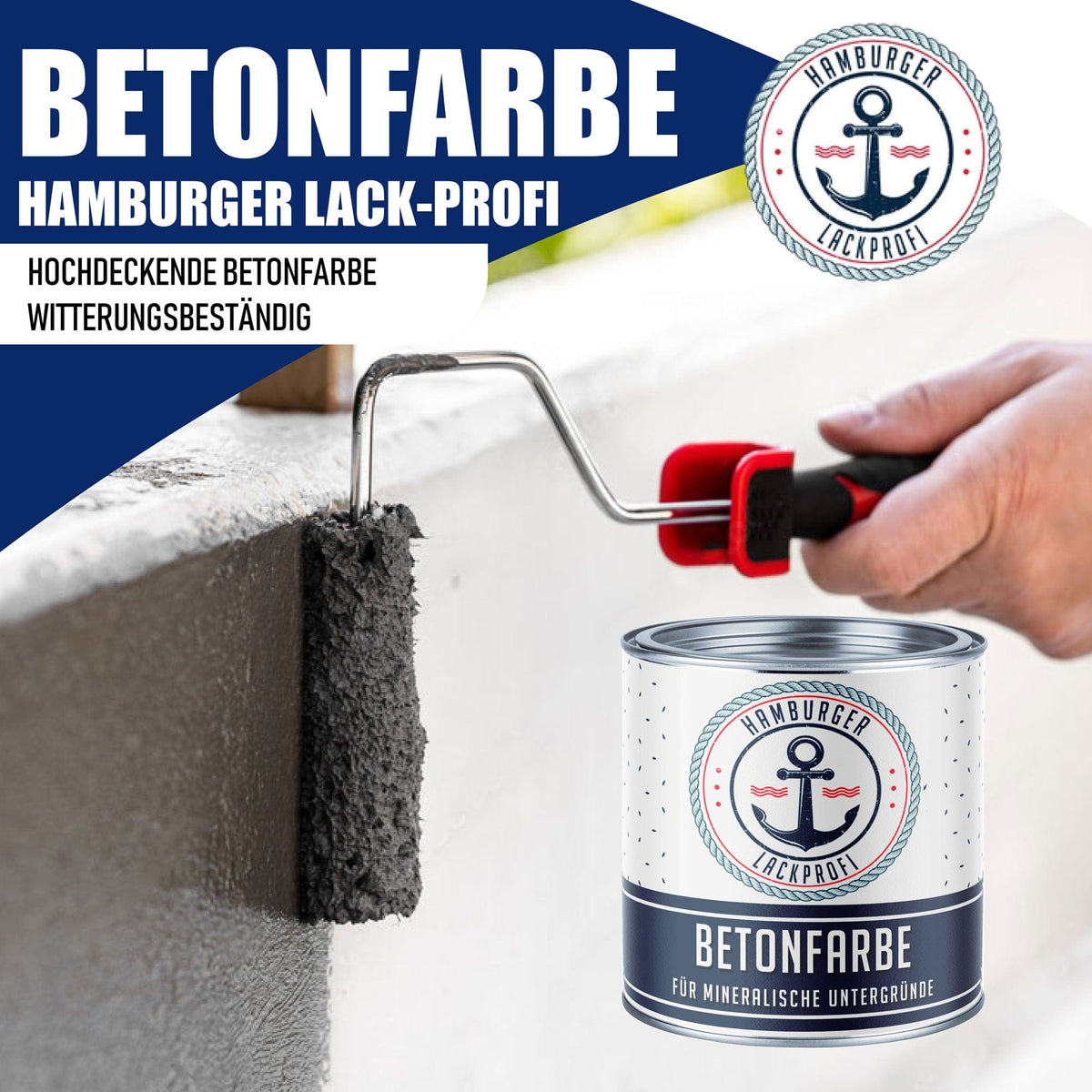 Hamburger Lack-Profi lakiery i powłoki Hamburger Lack-Profi farba do betonu - wysoko kryjąca farba elewacyjna