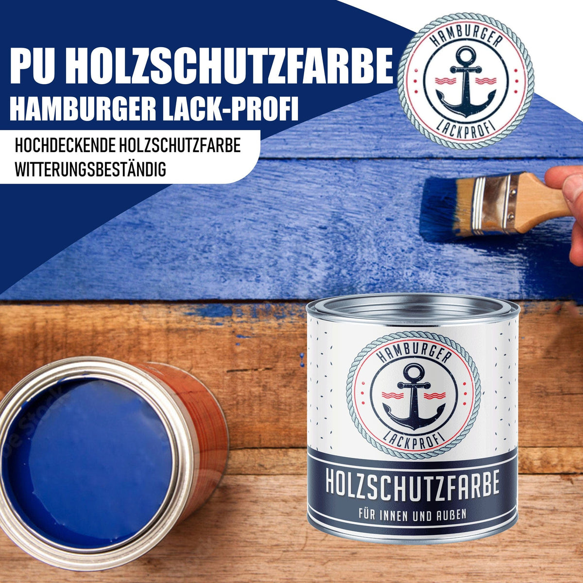 Hamburger Lack-Profi lakiery i powłoki Hamburger Lack-Profi farba do ochrony drewna - wysoko kryjący i oddychający