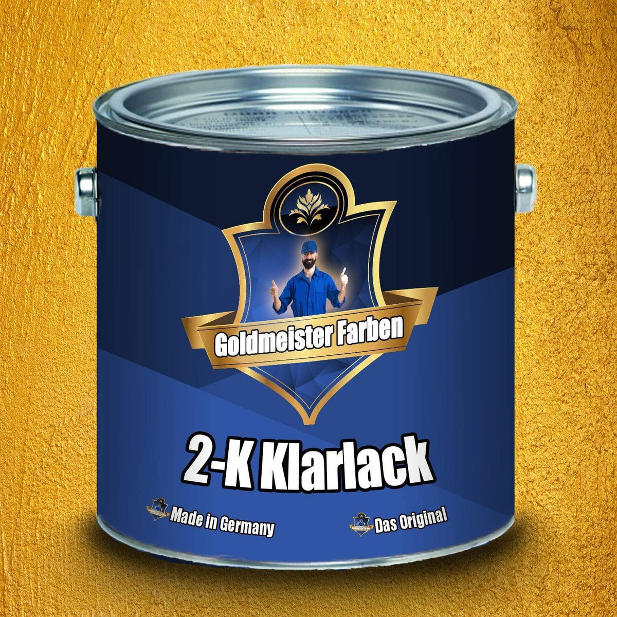 Goldmeister Farben bezbarwny lakier 2K - wysoka kryjność - FARBENLÖWE