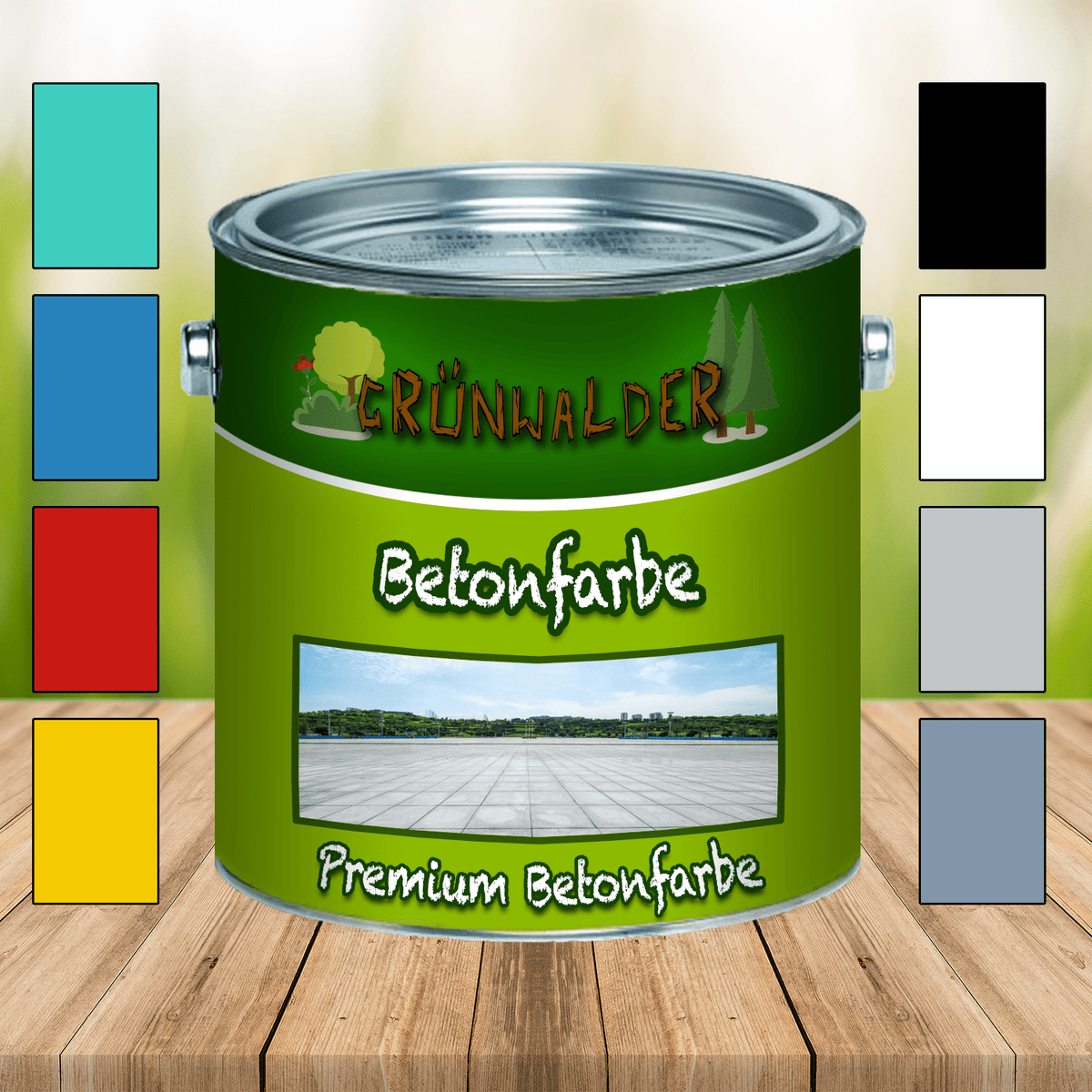 FARBENLÖWE Grünwalder farba do betonu - premium farba elewacyjna