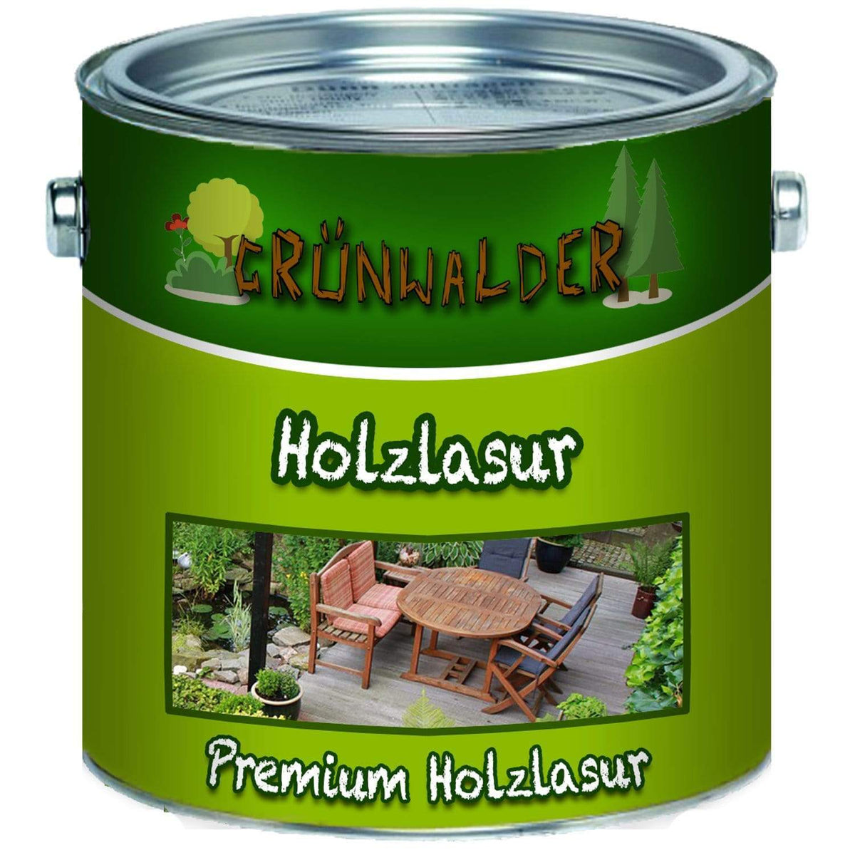 Grünwalder lazura do drewna - zapobiega przebarwieniom - FARBENLÖWE
