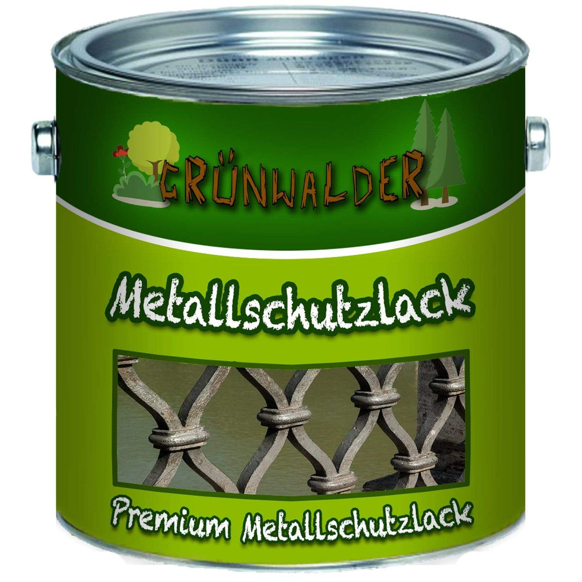 FARBENLÖWE Grünwalder lakier ochronny do metalu - pigmentowana ochrona przed rdzą