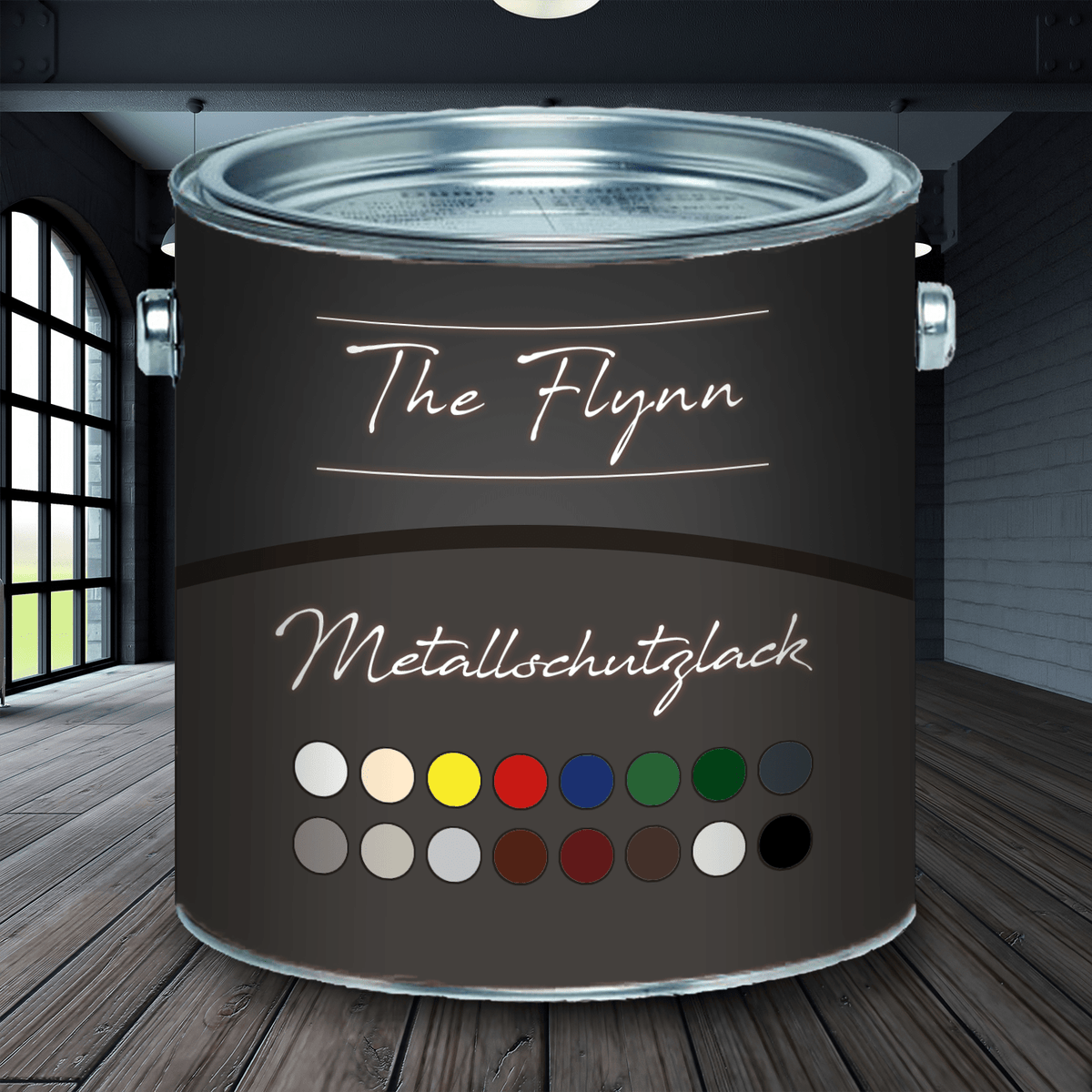 FARBENLÖWE The Flynn lakier ochronny do metalu - kolorowa ochrona przed rdzą