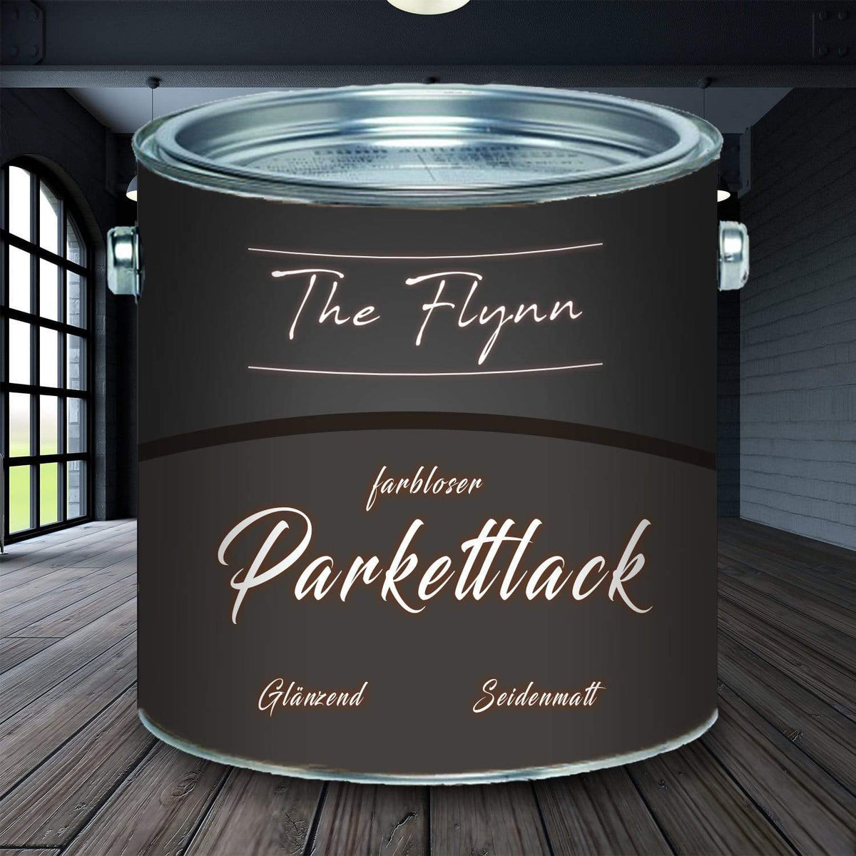 The Flynn lakier do parkietu - wysokiej jakości lakier do schodów - FARBENLÖWE