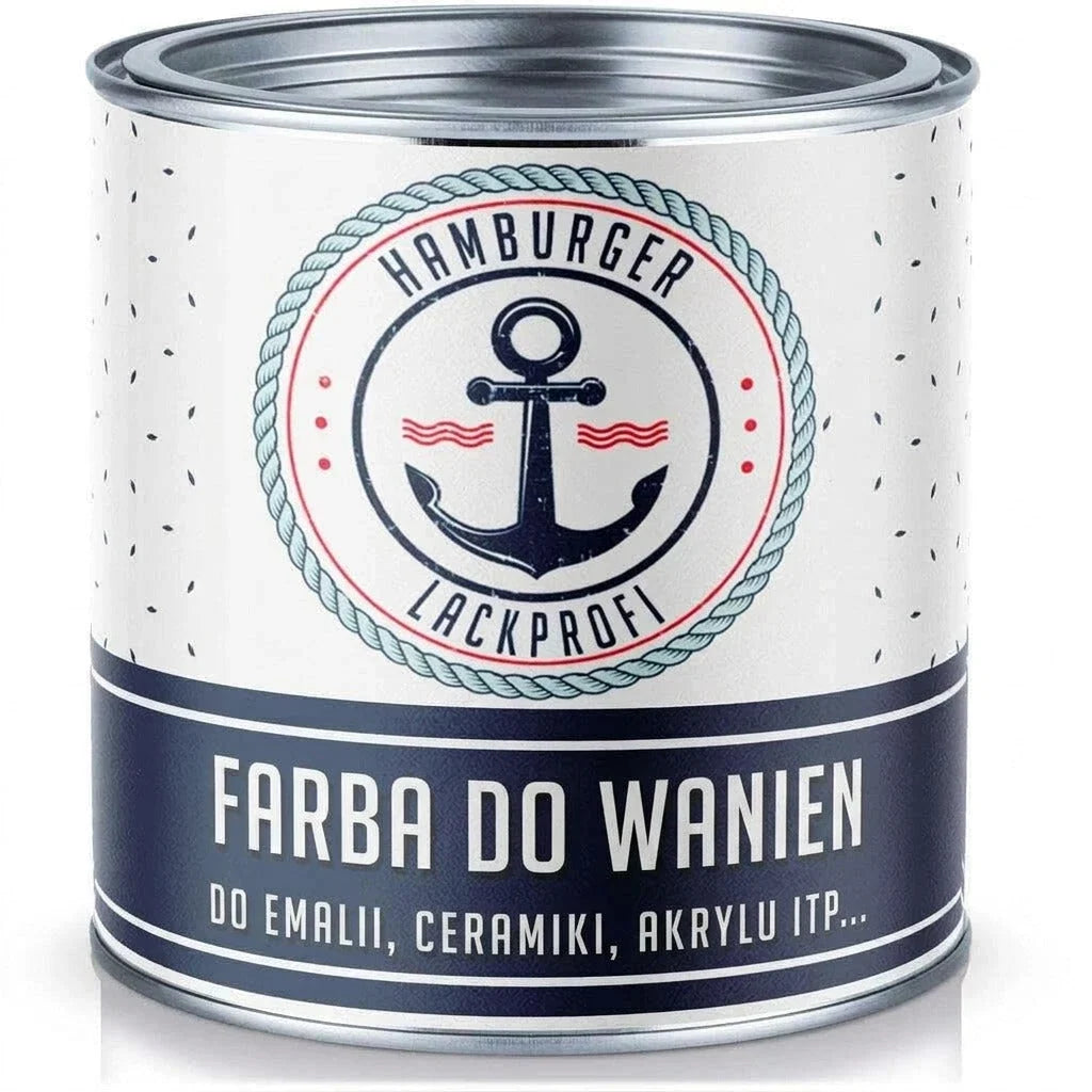 Farba do wanien 2K zestaw bez zmartwień (X500) z akcesoriami XXL - Hamburger Lack-Profi
